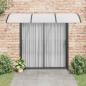 Preview: Türvordach Schwarz 300x100 cm Polycarbonat