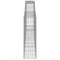 Preview: Gabionen mit Hochbogen 8 Stk. 400x30x100/120cm Verzinktes Eisen