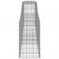 Preview: Gabionen mit Hochbogen 8 Stk. 400x50x80/100cm Verzinktes Eisen