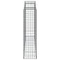 Preview: Gabionen mit Hochbogen 9 Stk. 300x50x180/200cm Verzinktes Eisen