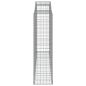 Preview: Gabionen mit Hochbogen 11 Stk 300x50x180/200cm Verzinktes Eisen