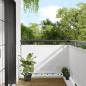 Preview: ARDEBO.de - Balkon-Sichtschutz Weiß 90x800 cm 100 % Polyester-Oxford