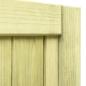 Preview: Gartentor Imprägniertes Kiefernholz 75x100 cm