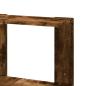 Preview: Eck-Bücherregal 3 Böden Räuchereiche 50x50x102 cm Holzwerkstoff