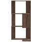 Preview: Eck-Bücherregal 3 Böden Eichen-Optik 50x50x102 cm Holzwerkstoff