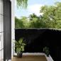 Preview: ARDEBO.de - Balkon-Sichtschutz Schwarz 120x700 cm 100 % Polyester-Oxford
