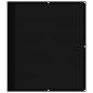 Preview: Balkon-Sichtschutz Schwarz 120x700 cm 100 % Polyester-Oxford