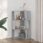 Preview: Eck-Bücherregal 3 Böden Grau Sonoma 50x50x102 cm Holzwerkstoff