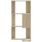 Preview: Eck-Bücherregal 3 Böden Sonoma-Eiche 50x50x102 cm Holzwerkstoff