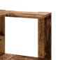 Preview: Eck-Bücherregal 3 Böden Altholz-Optik 50x50x102cm Holzwerkstoff