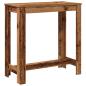 Preview: Bartisch Altholz-Optik 102x50x103,5 cm Holzwerkstoff