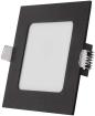 Preview: ARDEBO.de EMOS NEXXO ZD2323 LED-Einbauleuchte, quadratisch, Change CCT, 7W, 1600lm, 120x120mm, schwarz (1540240670)