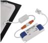 Preview: EMOS NEXXO ZD2323 LED-Einbauleuchte, quadratisch, Change CCT, 7W, 1600lm, 120x120mm, schwarz (1540240670)