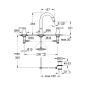 Preview: GROHE Grandera 3-Loch-Waschtischbatterie, 1/2", EcoJoy, chrom (20389000)
