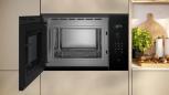 Preview: Neff HLAWD53K0 N50 Einbau Mikrowelle, 59,4 cm breit, 900 W, 25 L, 7 Automatikprogramme, schwarz