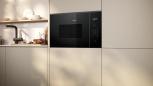 Preview: Neff HLAWD53K0 N50 Einbau Mikrowelle, 59,4 cm breit, 900 W, 25 L, 7 Automatikprogramme, schwarz