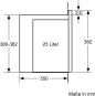 Preview: Neff HLAWD53K0 N50 Einbau Mikrowelle, 59,4 cm breit, 900 W, 25 L, 7 Automatikprogramme, schwarz