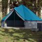 Preview: ARDEBO.de - Tipi-Familienzelt 6 Personen Blau Wasserdicht
