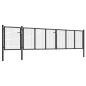 Preview: Gartentor Stahl 500×75 cm Anthrazit