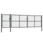 Preview: Mesh-Gartentor Anthrazit 500x175 cm Verzinkter Stahl
