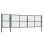 Preview: Mesh-Gartentor Anthrazit 500x175 cm Verzinkter Stahl