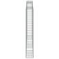 Preview: Gabione mit Hochbogen 300x30x200/220 cm Verzinktes Eisen