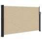 Preview: Seitenmarkise Ausziehbar Beige 120x500 cm