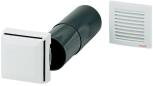 Preview: ARDEBO.de Maico ALD 10 Außenluftdurchlass, stufenlos, klappenart manuell, reinweiß (0152.0054)