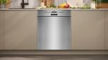 Preview: Neff S125ECS15E N50 Unterbau-Geschirrspüler, 60 cm breit, 14 Maßgedecke, AquaStop, Besteckschublade, Open Dry, Kindersicherung, Edelstahl