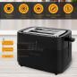 Preview: ProfiCook Toaster PC-TA 1244, 2 Scheiben, Sensor Touch-Bedienung, Brötchenaufsatz, schwarz