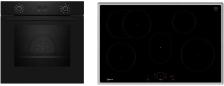 Preview: ARDEBO.de Neff BX48PIB0 N30/N70 A+ Backofen-Set mit Induktionskochfeld (B2CCG6AK3+T58SHF1L0), 59,4 cm breit, 71 L, Pyrolyse, Grillfunktion, schwarz