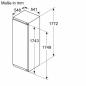 Preview: Neff KI2822FE0 N50 Einbaukühlschrank, Nischenhöhe 177,5 cm, 280 L, mit Gefrierfach, Festtürtechnik, Super Cooling, Vario Zone, weiß