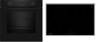Preview: ARDEBO.de Neff BX38IB0 N30/N70 A+ Backofen-Set (B1CCC0AK3 + T58SHF1L0) mit Induktionskochfeld, 60 cm breit, 71 L, 5 Heizarten, schwarz