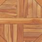 Preview: Tischplatte Massivholz Teak Rund 2,5 cm 60 cm