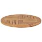 Preview: Tischplatte Massivholz Teak Rund 2,5 cm 60 cm