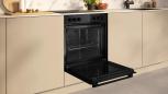 Preview: Neff EX1B0 N30/N50 EEK: A Einbauherdset mit Elektrokochfeld (E1DCA0AK3 + M16SRF0L0), 60 cm breit, 71 L, 5 Heizarten, schwarz