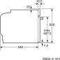 Preview: Neff EX1B0 N30/N50 EEK: A Einbauherdset mit Elektrokochfeld (E1DCA0AK3 + M16SRF0L0), 60 cm breit, 71 L, 5 Heizarten, schwarz