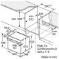 Preview: Neff EDX4P0 N30/N50 A+ Einbauherdset mit Elektrokochfeld (E2CCG6AN3 + M13R42N2), 60 cm breit, 71 L, Pyrolyse, Edelstahl