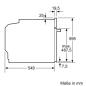 Preview: Neff EDX4P0 N30/N50 A+ Einbauherdset mit Elektrokochfeld (E2CCG6AN3 + M13R42N2), 60 cm breit, 71 L, Pyrolyse, Edelstahl