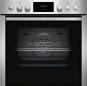 Preview: Neff EDX4I0 N30/N50 A+ Einbauherdset mit Induktionskochfeld (E1CCD2AN4 + M56SBF1L0), 60 cm breit, 71 L, Kinderischerung, Edelstahl