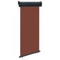 Preview: ARDEBO.de - Balkon-Seitenmarkise 85x250 cm Braun