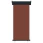 Preview: Balkon-Seitenmarkise 85x250 cm Braun