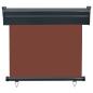 Preview: Balkon-Seitenmarkise 85x250 cm Braun