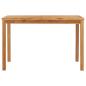 Preview: Garten-Esstisch 120x70x77 cm Massivholz Teak