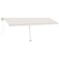 Preview: Standmarkise Automatisch 600x350 cm Creme