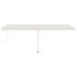 Preview: Standmarkise Automatisch 600x350 cm Creme