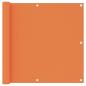 Preview: ARDEBO.de - Balkon-Sichtschutz Orange 90x600 cm Oxford-Gewebe