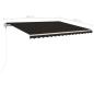 Preview: Markise Automatisch Einziehbar 450x350 cm Anthrazit
