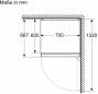 Preview: Siemens KG49NSBBF iQ700 Stand Kühl-Gefrierkombination, 70 cm breit, 440 L, noFrost , dimLight, superKühlen, SuperGefrieren, schwarz