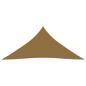 Preview: Sonnensegel 160 g/m² Taupe 5x5x5 m HDPE